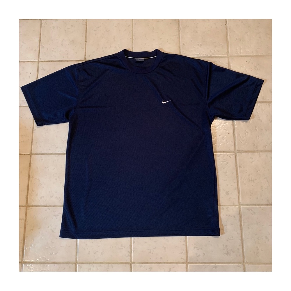 Nike Navy Blue Performance T-Shirt